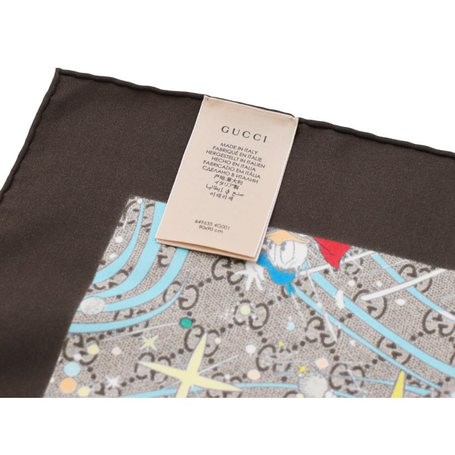 GG グッチ スカーフ ストール GUCCI DISNEY×GUCCI ドナルドダック 90