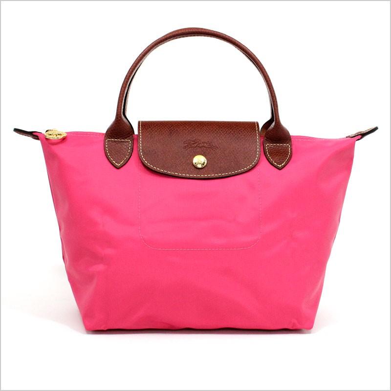 LONGCHAMP（ロンシャン） ハンドバッグ Sサイズ フラワー ピンク ル