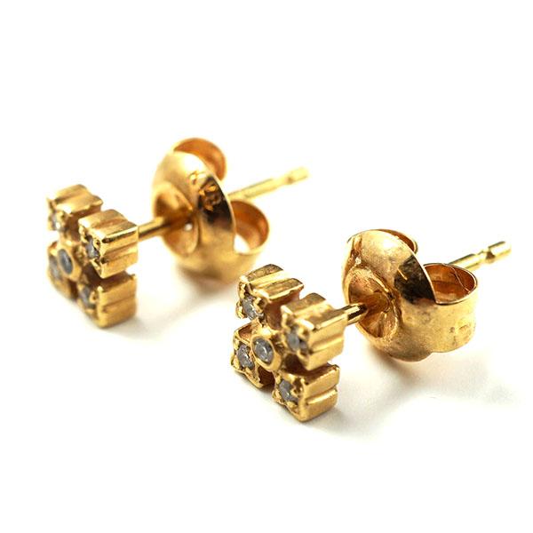 Loree Rodkin（ローリー・ロドキン） ピアス 十字架 クロス 18K 金
