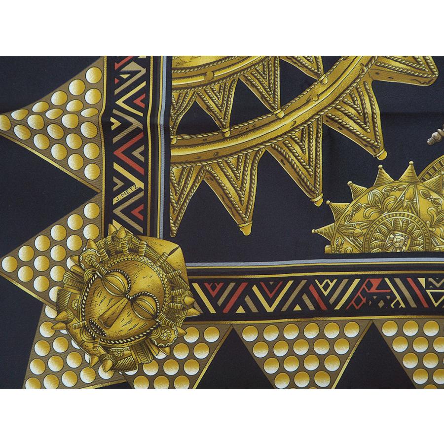 HERMES（エルメス） カレ 90 カレ90 スカーフ L'OR DES CHEFS 首長達の