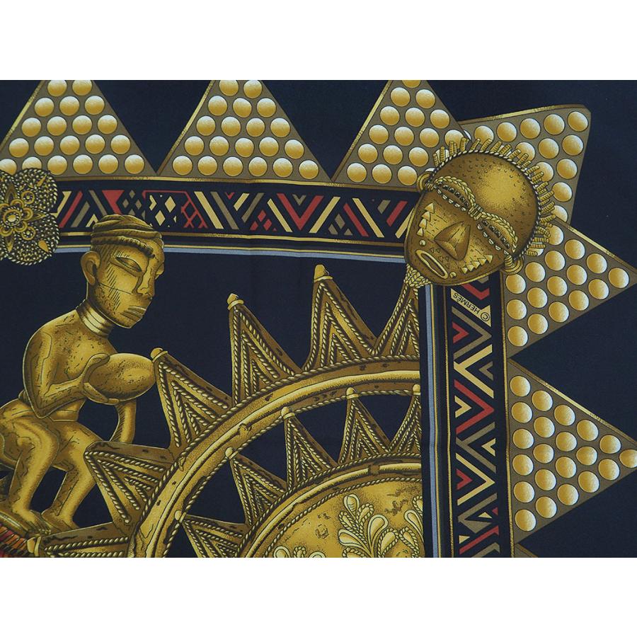 HERMES（エルメス） カレ 90 カレ90 スカーフ L'OR DES CHEFS 首長達の