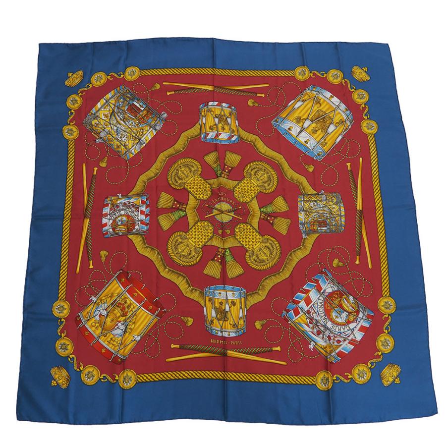 HERMES（エルメス） カレ 90 カレ90 スカーフ LES TAMBOURS タンブール