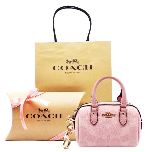 COACH（コーチ） コーチCOACHバッグ チャーム 新作 新品 シグネチャー