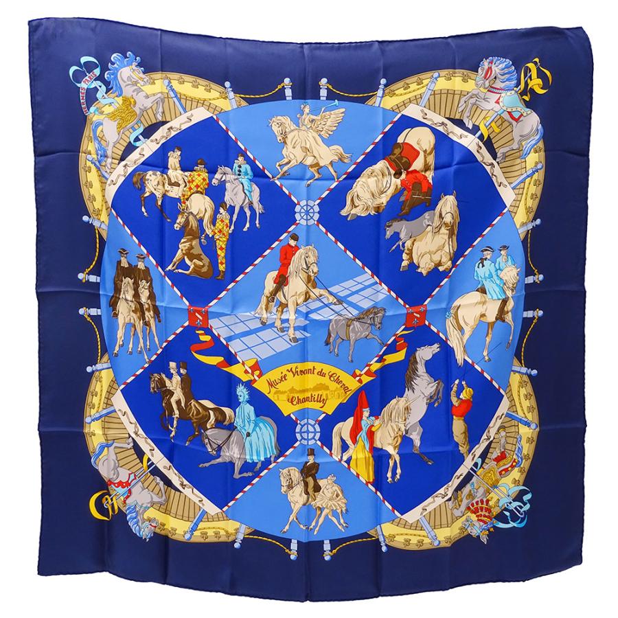 HERMES（エルメス） スカーフ カレ90 Musee Vivant du Cheval