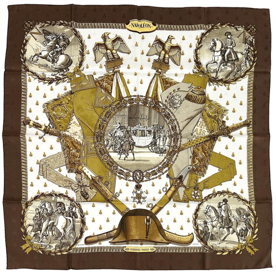 HERMES（エルメス） スカーフ カレ90 NAPOLEON ナポレオン レディース