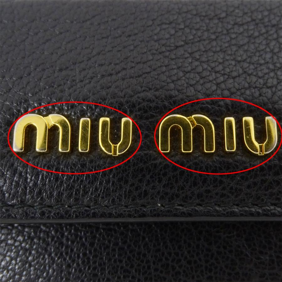 miu miu（ミュウミュウ） 財布 レディース ブランド 三つ折り財布