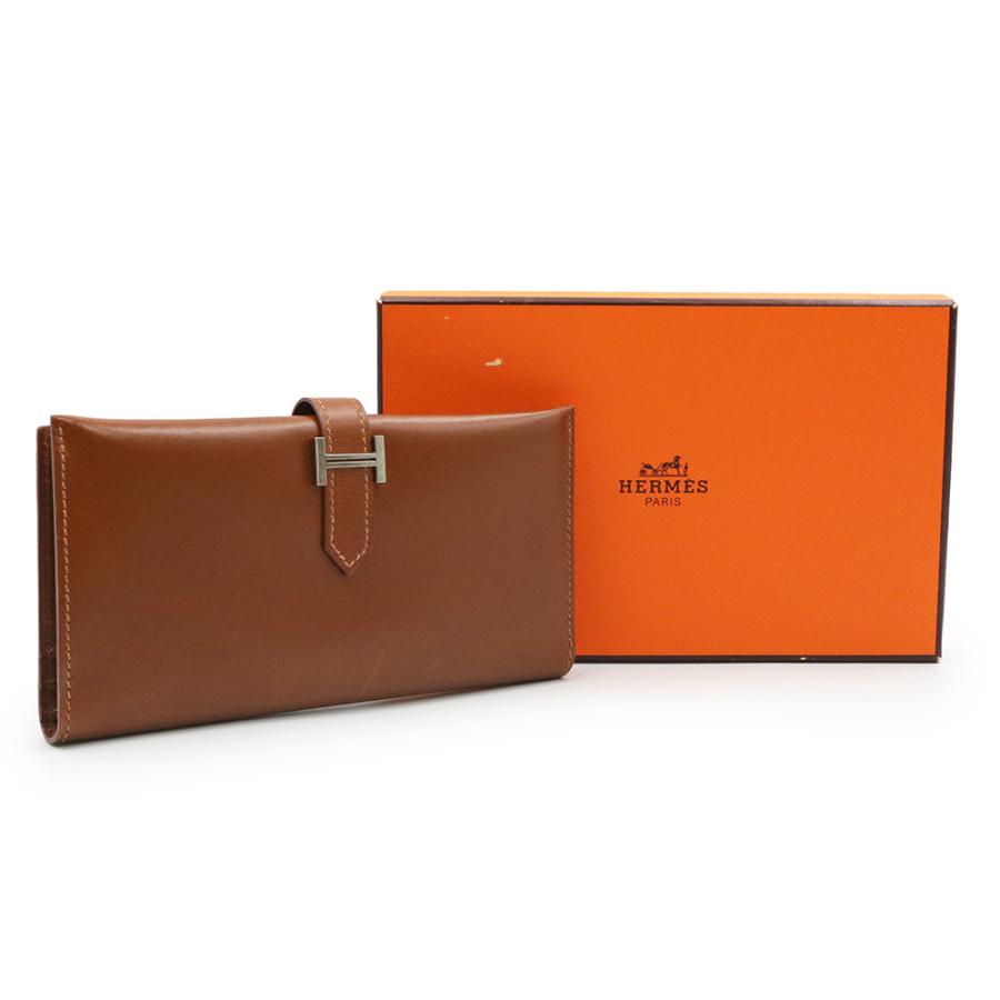 HERMES（エルメス） （中古）エルメス ベアン クラシック 二つ折り長