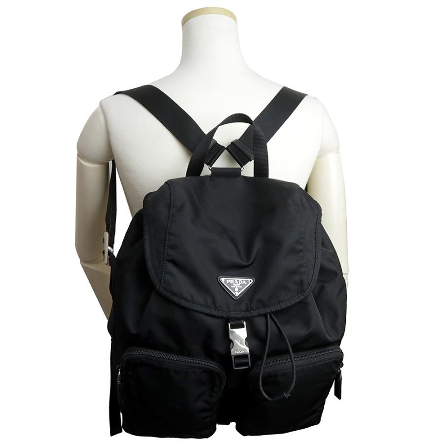 PRADA（プラダ） （中古）プラダ 三角ロゴプレート リュック