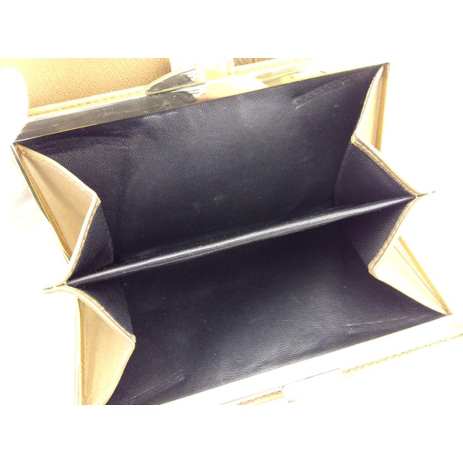 LOEWE（ロエベ） がま口 財布 二つ折り レディース アナグラムボタン