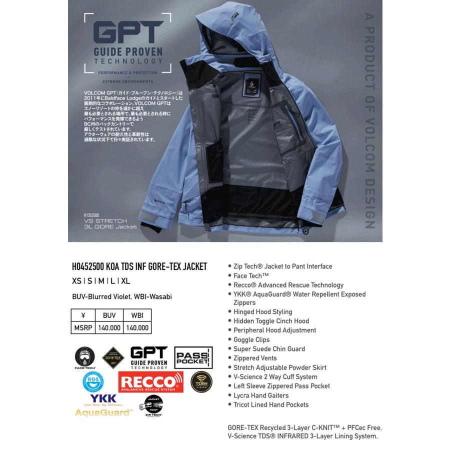 VOLCOM（ボルコム） 24-25 VOLCOM/ボルコム KOA TDS INF GORE-TEX