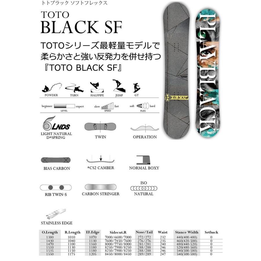 NOW 23-24 MOSS SNOWBOARDS/モススノーボード TOTO BLACK SF トト