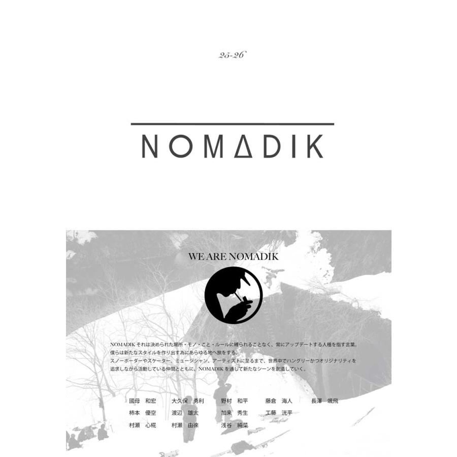 25-26 NOMADIK/ノマディック WT JACQUARD hoodwarmer Wasted Talent