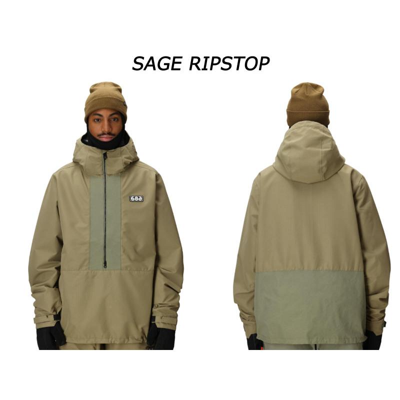 25-26 SIX EIGHT SIX/686 GHOST 2.5L anorak メンズ レディース 防水