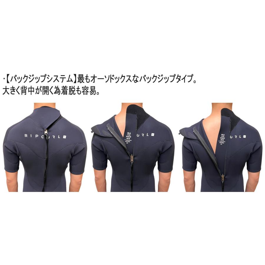 2023 RIPCURL OMEGA BACK ZIP SEAGULL / リップカール バックジップ