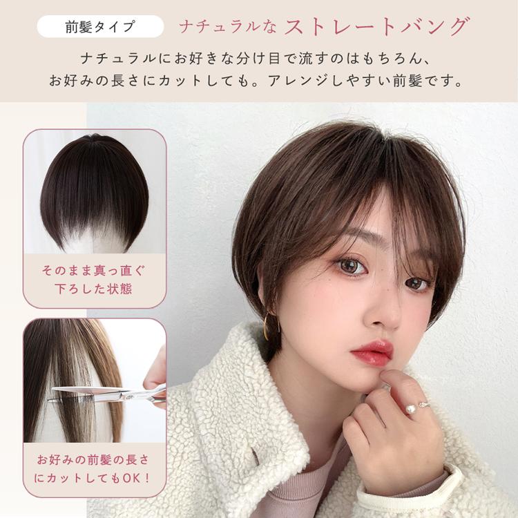 Brightlele（ブライトララ） 医療用ウィッグ 人毛MIX ウィッグ 人毛50