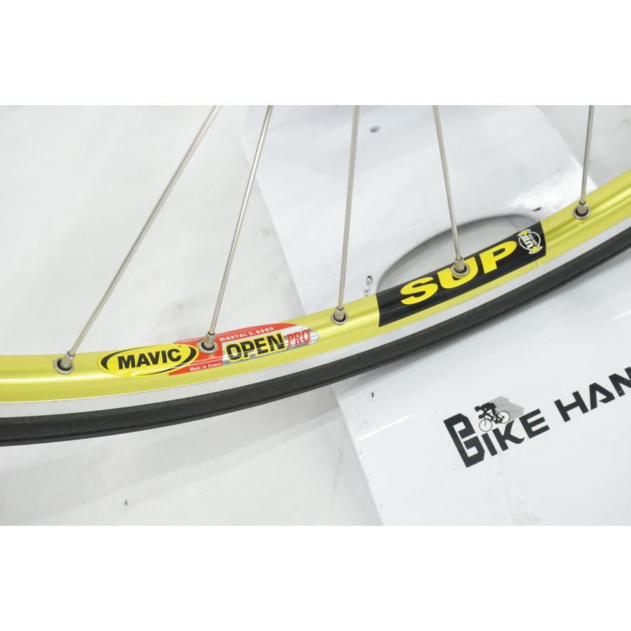 Mavic open pro 32h 狭く フロントホイール Cycleopsハブ Mavic open