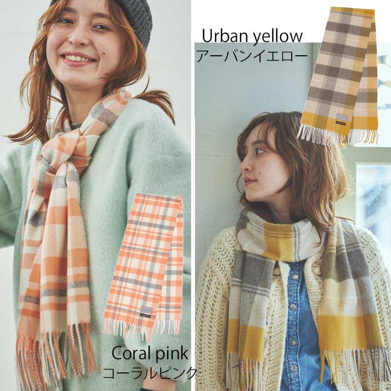 カシミヤ 100% チェック マフラー カシミア レディース メンズ 女性