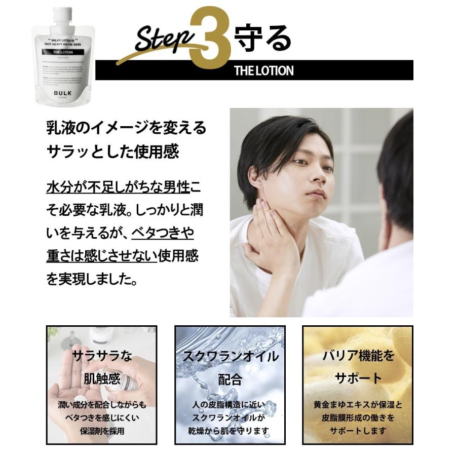 BULK HOMME（バルクオム） 【3/12リニューアル】乳液＆THE BOTTLE
