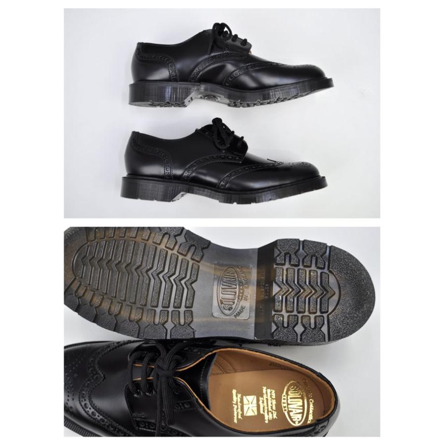 Solovair / ソロヴェアー 4Eye Derby Brogue Shoe(Hi-Shine) 送料無料