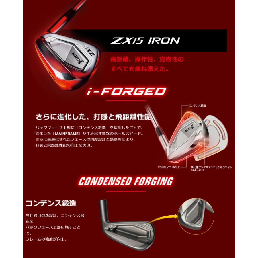 ZXi (特注完成品) ダンロップ スリクソン ZXi5アイアンセット(5本 #6-9