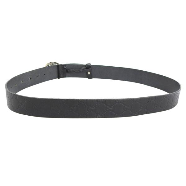 GUCCI（グッチ） グッチシマ インターロッキングG レザー ベルト #100