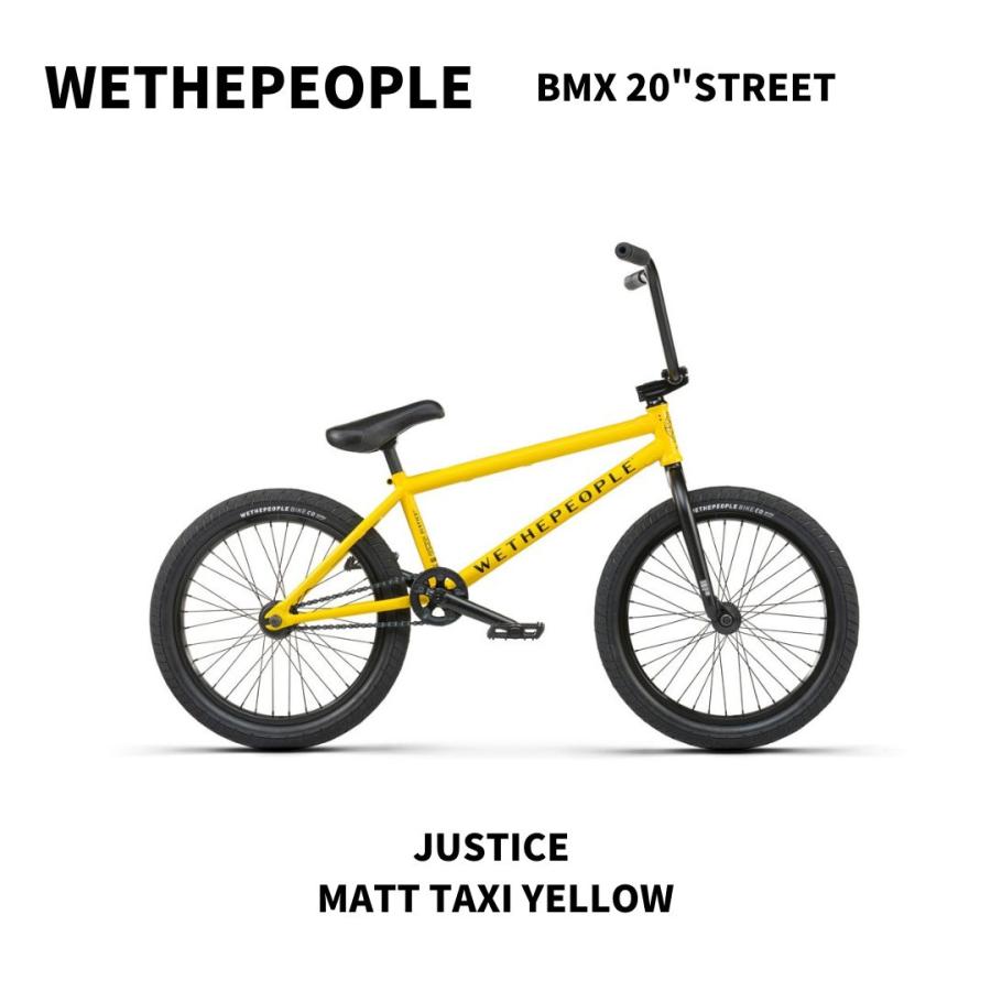 BMX 20インチ ストリート WETHEPEOPLE JUSTICE MATT TAXI YELLOW 送料