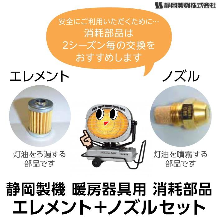 静岡製機 消耗部品 エレメント50317-203004＋ノズルセット シズオカ