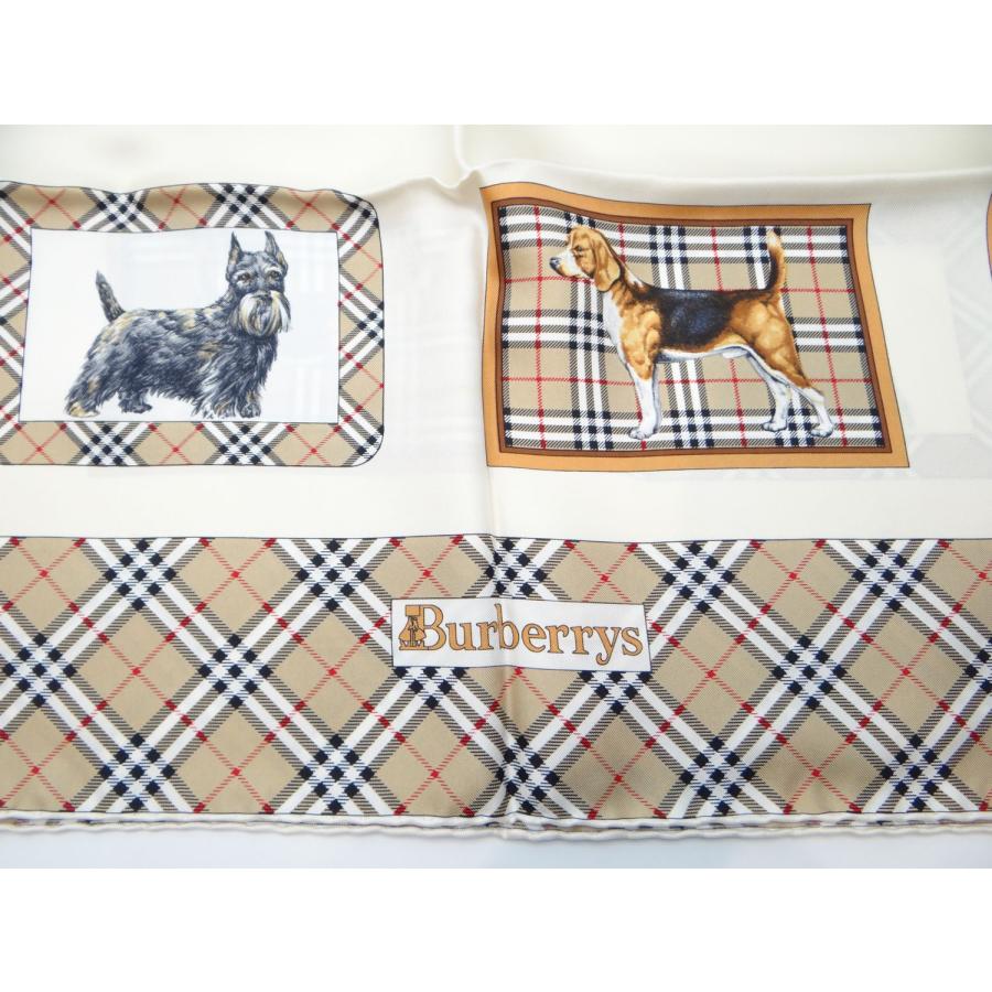 BURBERRY（バーバリー） Burberrys 犬 ドッグ シルク スカーフ