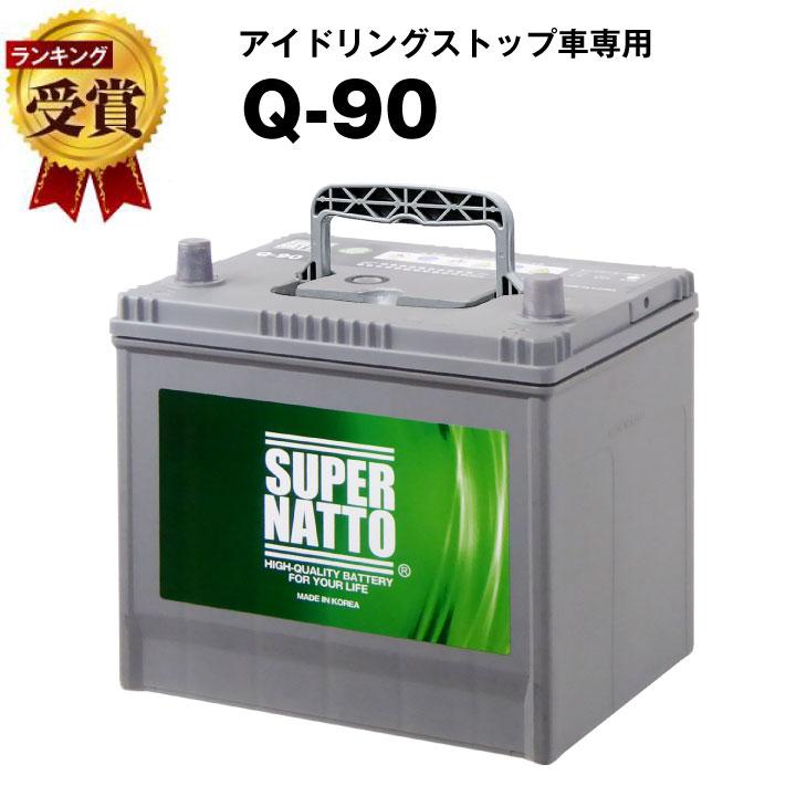 SUPER NATTO（スーパーナット） 自動車 バッテリー Q-90/115D23L