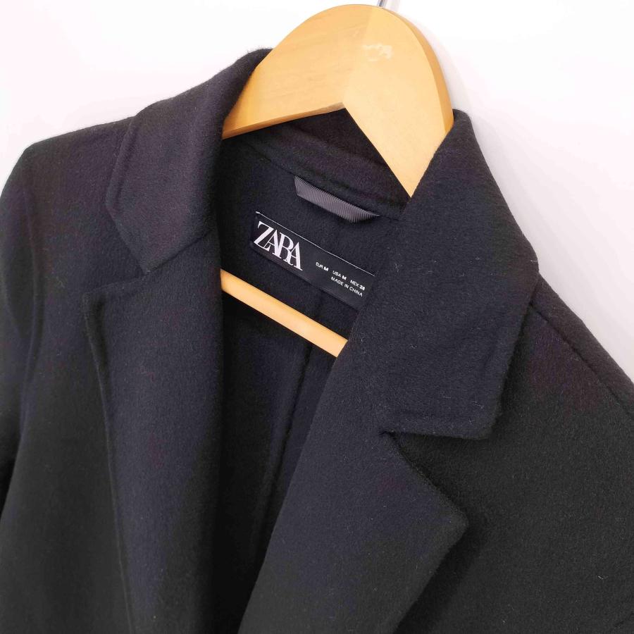 ZARA（ザラ） ダブルブレストウールブレンドコート レディース import