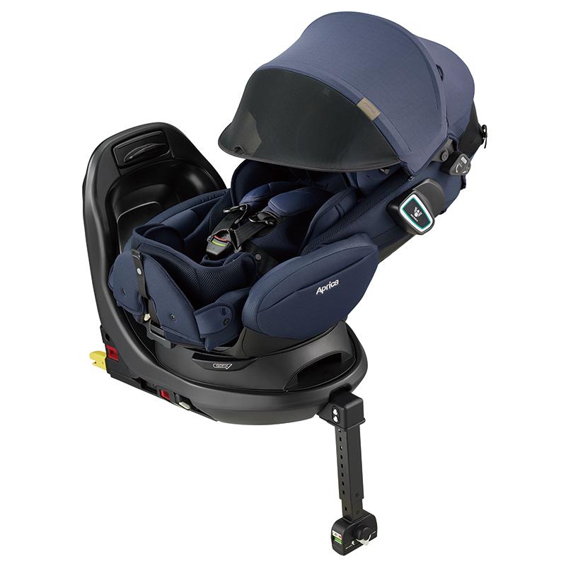 Fladea チャイルドシート ISOFIX対応 回転式 新生児 平ベッド型 フラ