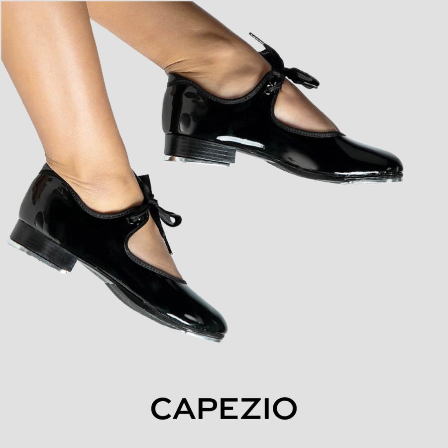 CAPEZIO（カペジオ） タップシューズ356 SHUFFLE TAP -PAT 黒エナメル