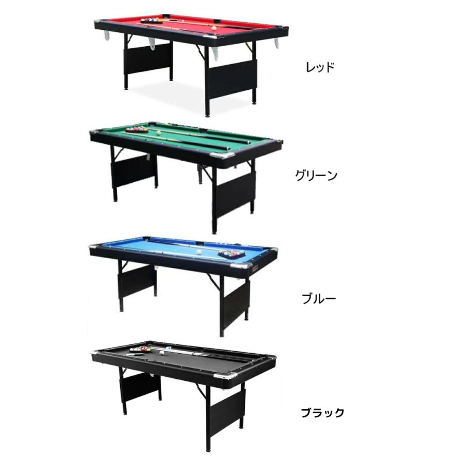 ビリヤードテーブル 6フィート 球 キュー フルセット チョーク 本格的