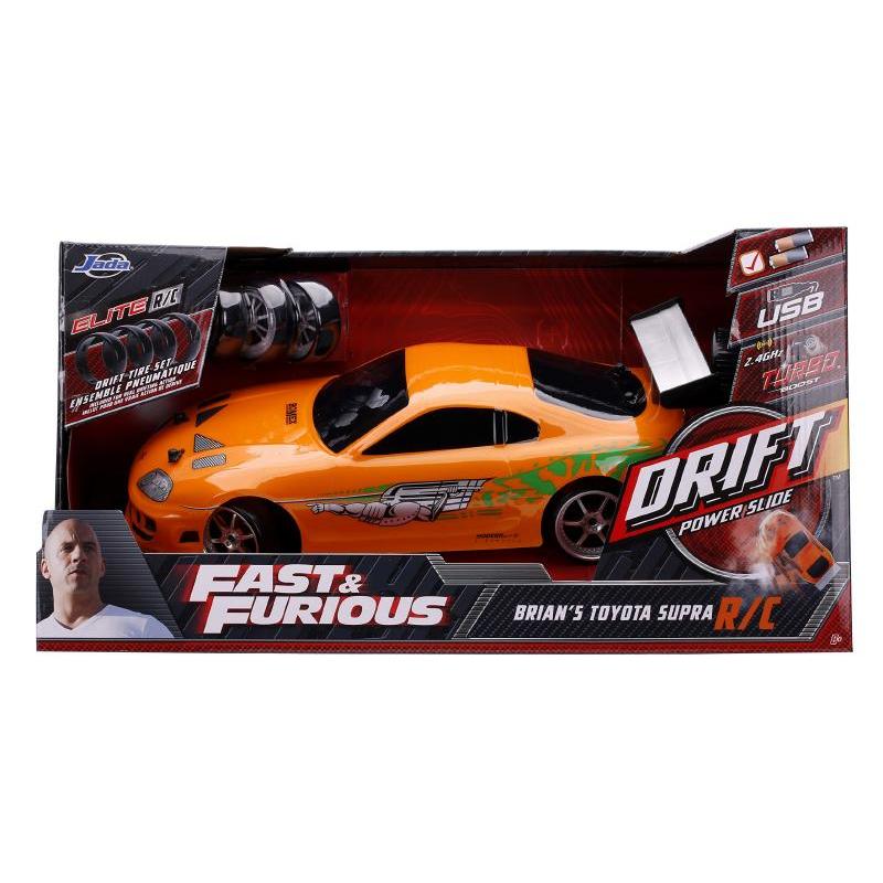 Jada Toys ワイルドスピード 1/10 トヨタ スープラ Orange,black RC