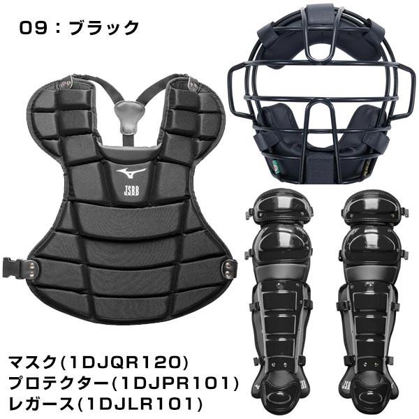 MIZUNO（ミズノ） 軟式野球用キャッチャー防具3点セット 一般