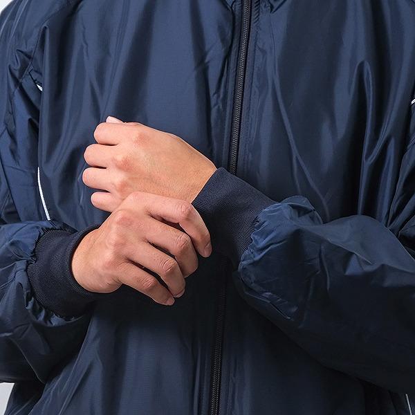 美品】MIZUNO 野球部 グランドコート グラコン ジャンパー 青系 光沢