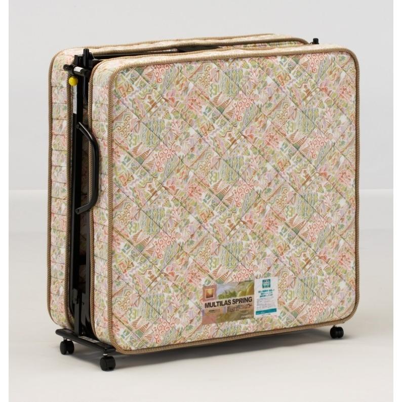 パンテオン フランスベッド 折りたたみベッド シングル キャスター付き