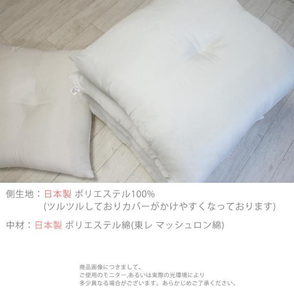 座布団 5枚組 59×63 八端判 ヌード座布団 送料無料 セット 日本製 中身