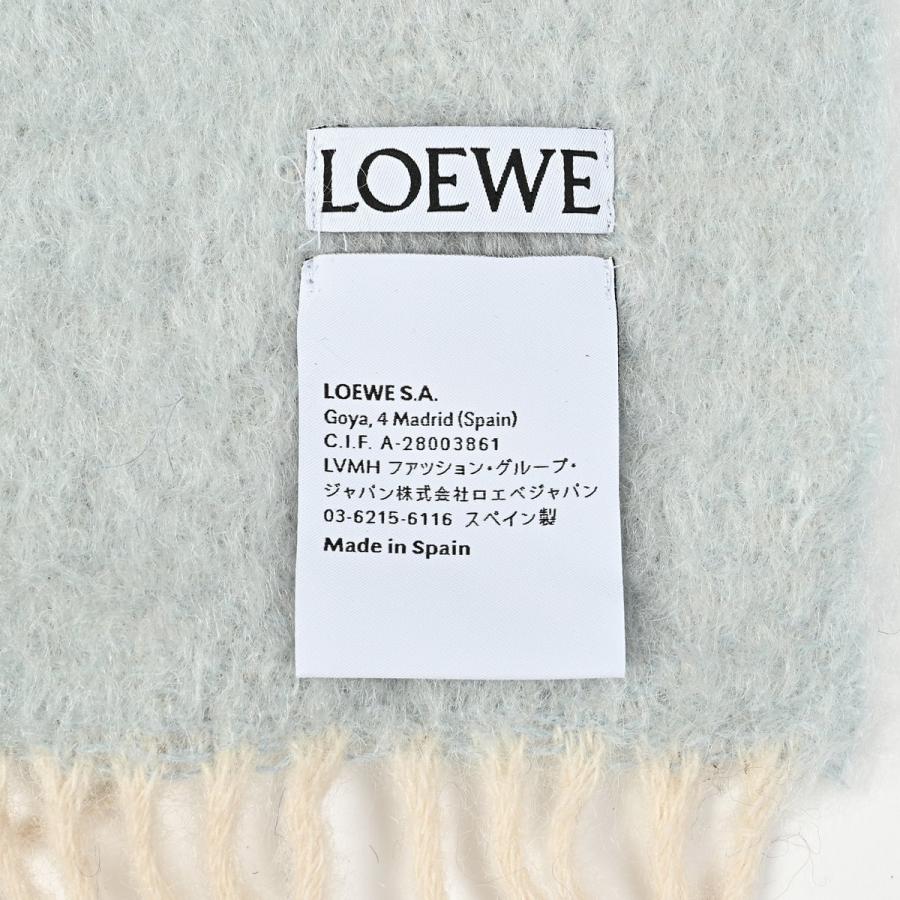 LOEWE（ロエベ） スカーフ ウールモヘア ストライプ マフラー : BELLA
