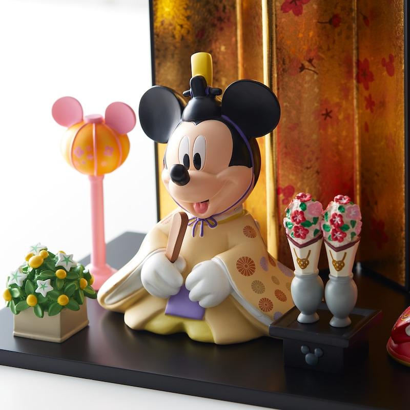 Disney（ディズニー） 雛人形 コンパクト お雛様 親王飾り 雛祭り