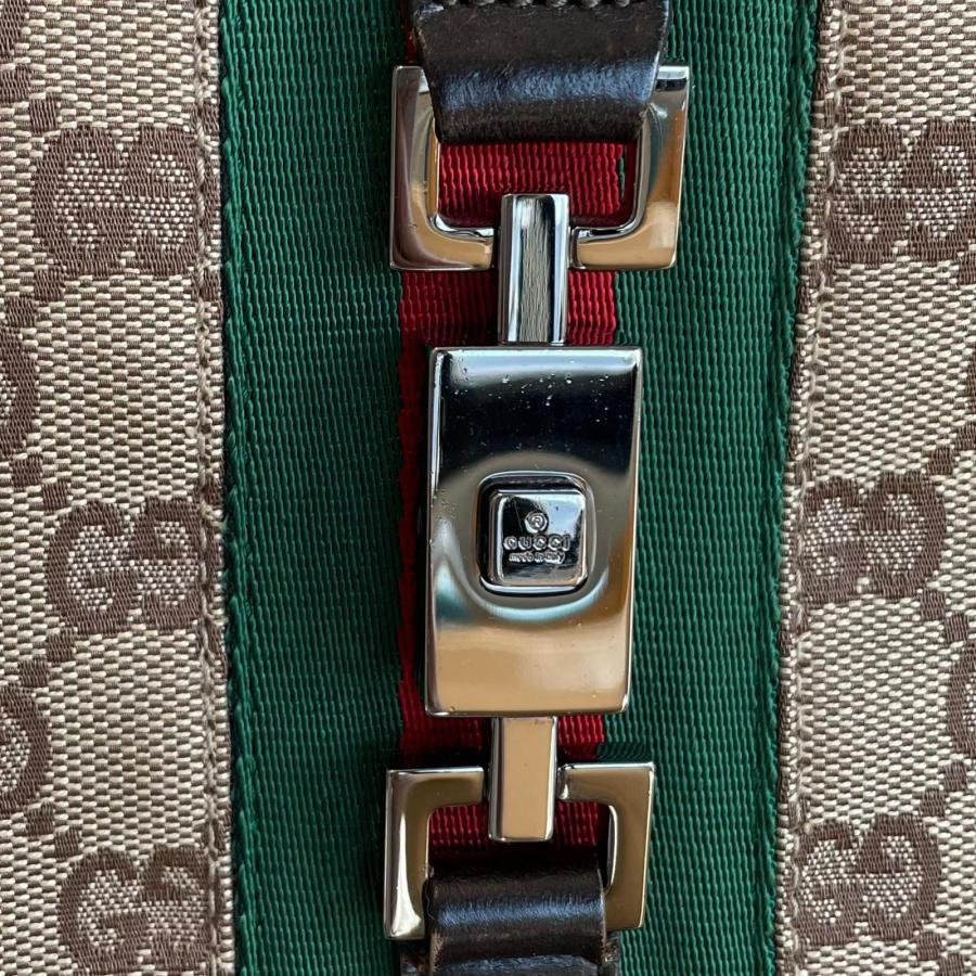 GUCCI（グッチ） GGキャンバス×レザー ジャッキー ワンショルダー 001