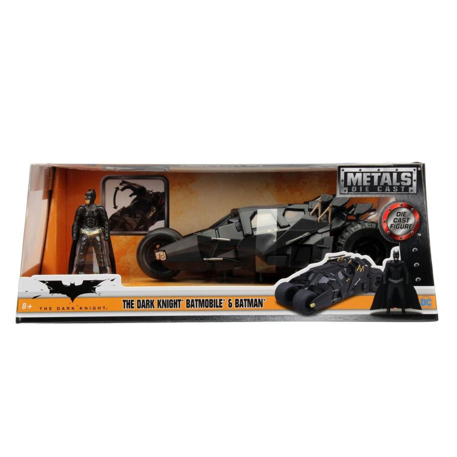 Jada JADA TOYS 1/24 バットモービル & バットマン フィギア ダーク
