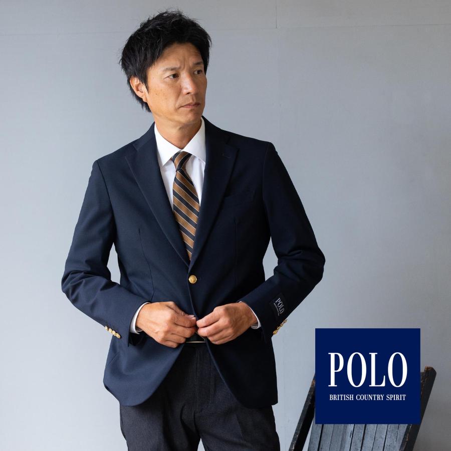 POLO BCS（ポロ・ビーシーエス） 紺ブレ メンズ ストレッチ ジャケット