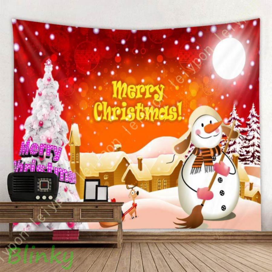 クリスマスツリー タペストリー 壁掛けタペストリー 取り付け簡単