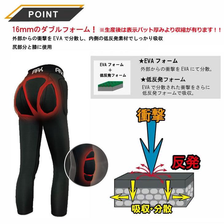 Ark プロテクター エーアールケー FS Hip Long ケツパッド お尻