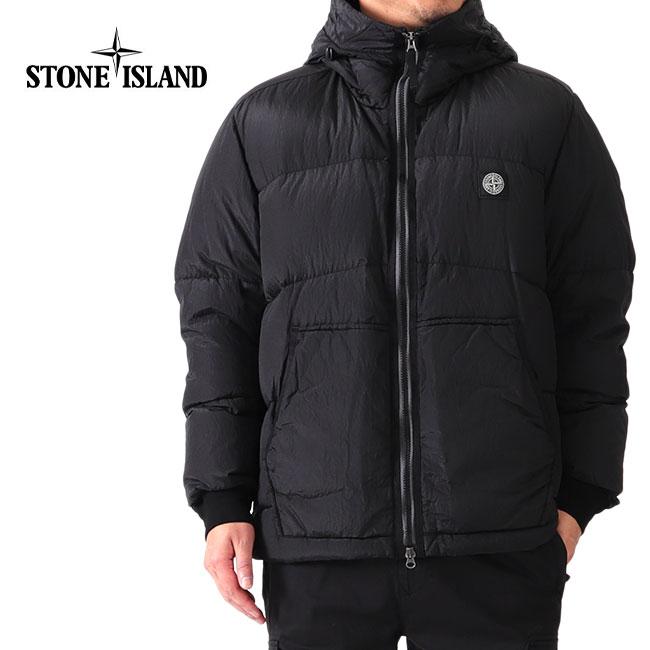 Stone Island ストーンアイランド 胸ロゴ ナイロンメタル フード付き
