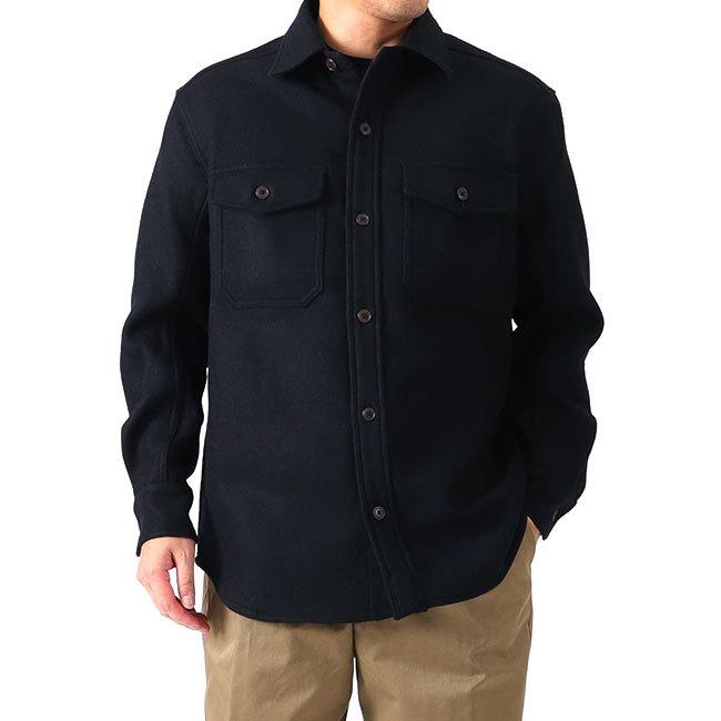 Scye サイ メルトンウール CPOジャケット 1120-33047 ウールシャツ