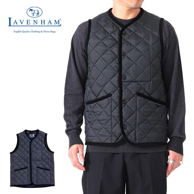LAVENHAM ラベンハム THORNHAM ソーンハム ノーカラー キルティング
