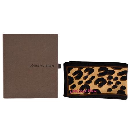 LOUIS VUITTON（ルイ・ヴィトン） バンドー レオパード スカーフ