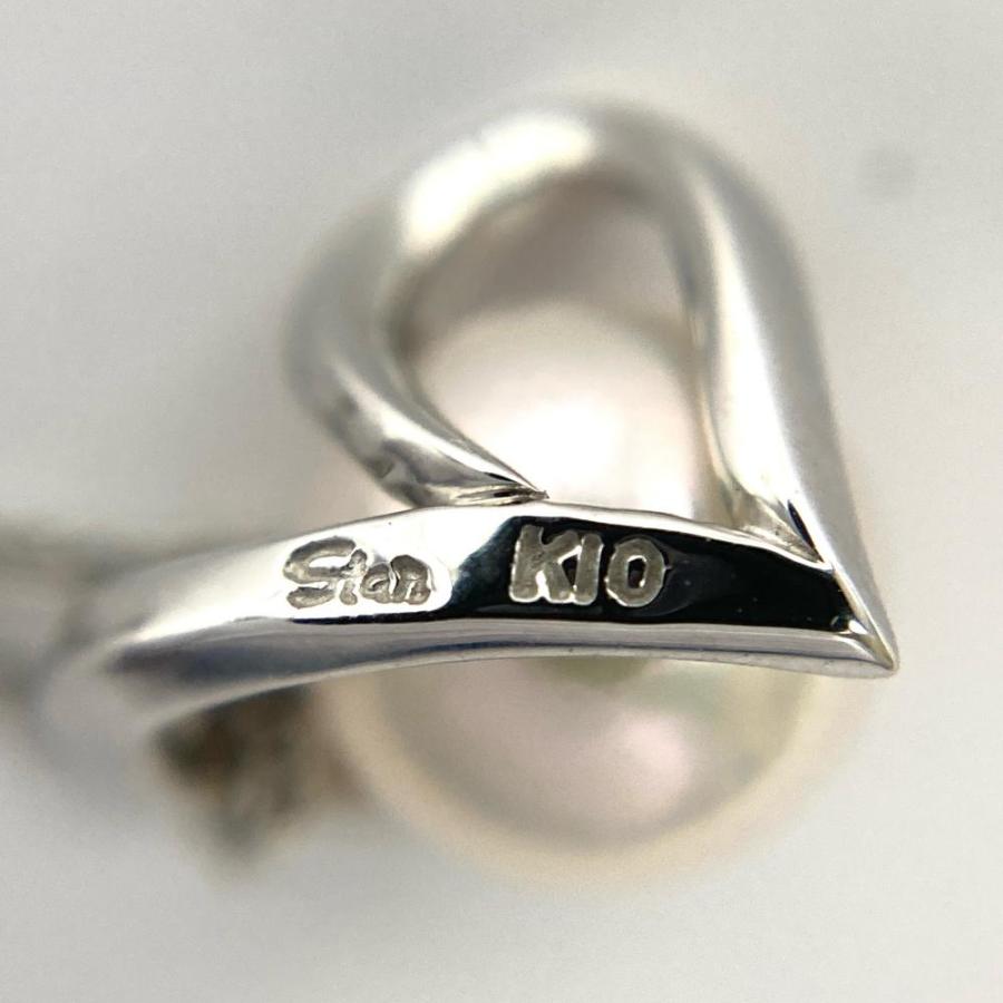 スタージュエリー STAR JEWELRY PEARL IN THE HEART チェーンドロップ